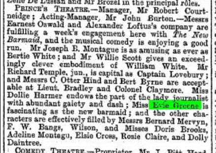 the era (london, england), saturday, april 24, 1897